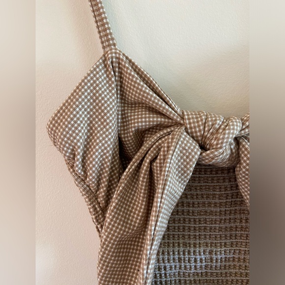 Mable Checkered Maternity Dress - Picture 3 of 4